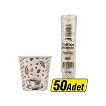 Kağıt Karton Bardak Küçük 4 Oz 50 Li