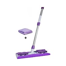 1 Adet Yedek Bez Hediyeli Yer Mopu Fayans Duvar Yüzey Temizlik Mikrofiber Mandallı Mop