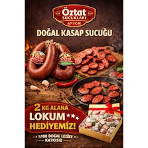Öztat Afyonkarahisar Doğal Kasap Sucuğu 2 Kg