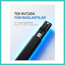 Ny Joy Alfalink 5in1 Süper Şarj 60w Çoklu Usb Adaptör Kablo Seyahat Seti Nyjoybz Standart