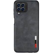 Newface - 12 - Samsung Galaxy Uyumlu M33 Kılıf Loop Deri Silikon - Zero-hls - - Lacivert