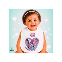 Pony Keten Bebek Mama Önlüğü Yumuşak - Emici - Yıkanabilir - Özel Tasarım P161 Çok Renkli