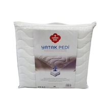 %100 Pamuk Sıvı Geçirmez Yatak Koruyucu Cotton Box Lastikli Alez Beyaz