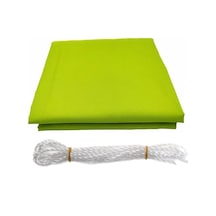 Açık Taşınabilir Nefes Alabilir Güneş Gölge Yelken Uv Koruma Üçgen Yelken Yeşil