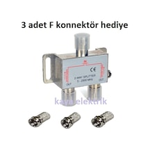 1/2 Uydu Splitter Kablo Dağıtıcı Çoklayıcı