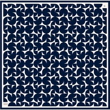 Belli Twill Saf İpek Eşarp 2025 Yaz Sezonu 4117d T - Renk-81 Çok Renkli