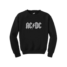 Ac Dc Logo Classic Siyah Sweatshirt