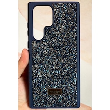 Samsung Galaxy S23 Ultra Yıldız Tozu Premium Lacivert Silikon Kılıf