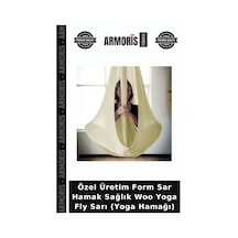 Özel Üretim Form Sar Hamak Sağlık Woo Yoga Fly Sarı Yoga Hamağı