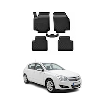 Opel Astra H Hb 2004-2010 Uyumlu 4d Havuzlu Paspas Kauçuk Siyah 5 Parça