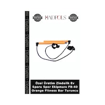 Özel Üretim Zindelik Ev Sporu Spor Ekipmanı Fb-40 Orange Fitness Bar Turuncu