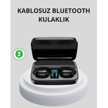 Tws Bluetooth Kulaklık 1800mah Şarj Kutulu Dijital Ekranlı Mh-hs4999-3881