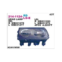 Mitsubishi L300 Far Komple Depo Marka Sağ 9800 Mercekli