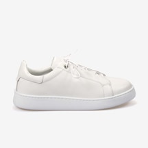 Kemal Tanca Erkek Eva Taban Hakiki Deri Casual Spor & Sneaker Ayakkabı 4444 Beyaz