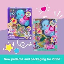 Polly Pocket Babam Ve Ben Denizatı Çanta Polly Babam Ve Ben Denizatı Çanta, 2 Mikro Bebek, Evcil Hayvanlar Ve 13 Aksesuar, 2&apos Si 1 Arada Çanta Ve Oyuncak İle Shani Hwp03 6998