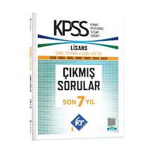Kpss Genel Yetenek Genel Kültür Çıkmış Sorular Son 7 Yıl Kitapçıkları Kr Akademi Yayınları