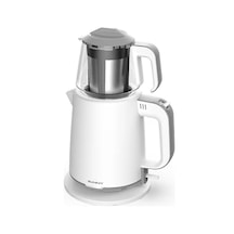 Sunny Pasha Beyaz Gri 2200 W Çay Makinesi Teşhir