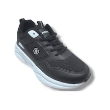 Queen Step 2110-25 Deri Anorak Anatomik Sneaker Siyah Beyaz 36-40 Siyah