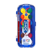 Sulu Boya 12 Renk 23mm Çap 7427 Renkli