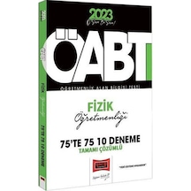 2023 KPSS ÖABT Fizik Öğretmenliği Tamamı Çözümlü 10 Deneme- Yargı Yayınları