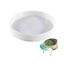 Epoksi Silikon Yuvarlak Yerli Sehpa Kalıbı 40 Cm
