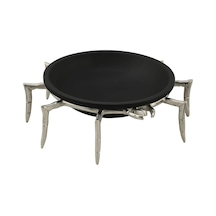 Vitale Crab Dekoratif Tabak Silver 40x40x12 Cm Ak.ıu0423 Diğer
