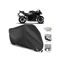 Hyosung Gt 650 R Motosiklet Branda (Bağlantı, Kilit Uyumlu)-Siyah (457220054)-Arka Çanta Uyumlu Branda-Tokalı