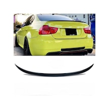 Bmw E90 Uyumlu 2006-2012 Uyumlu Plastik Parlak Siyah M3 Spoiler