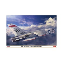 Hasegawa 7524 1/48 Ölçek, F-8e Crusader Vf-111 Sundowners Savaş Uçağı Plastik Model Kiti