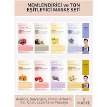 Dermal Nemlendirici Ve Ton Eşitleyici Kolajen Maske Seti 23gr X 8adet