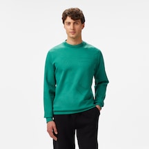 Nautica Erkek Yeşil Regular Fit Sweatshirt Düz K55009t Yeşil