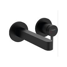 Hansgrohe Finoris Tek Kollu Mat Lavabo Bataryası Siyah 76051670