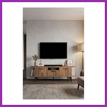 Bezos Mira Tv Sehpası Suntalam Siyah 160x35 Cm Bty