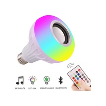 Bluetooth Hoparlör Uzaktan Kumandalı Led Ampul Enerji Tasarruflu 7w Beyaz 5w Rgb Işık 3w Speaker