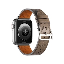 Watch 7 41mm Uyumlu Krd-76 Pu Deri Kordon Strap Kayış Clo- Siyah