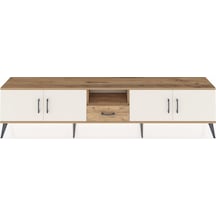 Arges Tv Ünitesi 3 Raflı Tek Çekmeceli 4 Kapaklı 220x30x51 Çam-aytaşı/çam Aytası/atlas Çam - Atlas Çam