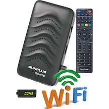 Sunplus Falcon Çanaklı - Çanaksız Wi-Fi Full HD Uydu Alıcı