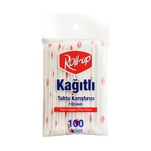 Roll-up Tekli Sarım Ahşap Karıştırıcı 100'lü 11 Cm - 7 Adet Tarı