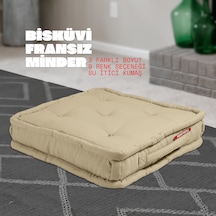Xpermate Bisküvi Minder Petek Önü Fransız 55x55x14 Bej