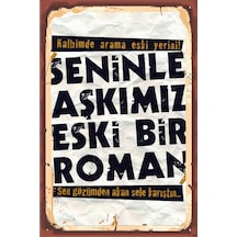 Tsm Tasarımlı Ahşap Poster Renkli - 645114281 Renkli
