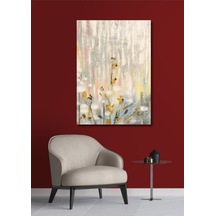 Çiçek Büyük Boy El Yapımı Yağlı Boya Tablo 85x115cm