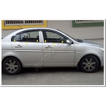 Woc Chrome Hyundai Accent Era Krom Cam Çıtası 4 Parça Paslanmaz Ç