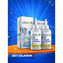 Clovit Köpek Kulak Ve Göz Temizleme Bakım Seti 2 Li