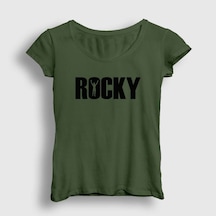 Noıssey Kadın Haki Logo Film Rocky T-shirt 249978tt