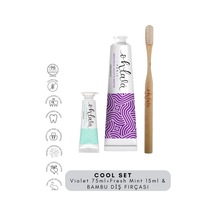 Ohlala Violet Mint 75ml + Fresh Mint 15 Ml + Bambu Diş Fırçası Cool Set