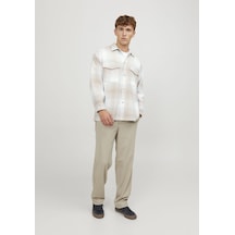 Jack & Jones Erkek Rahat Kesim Chino Pantolon - Karl Pierre 12250818 Crockery Vizon