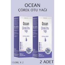 Ocean Soğuk Sıkım Çörek Otu Yağı Takviye Edici Gıda 2 x 150 ML