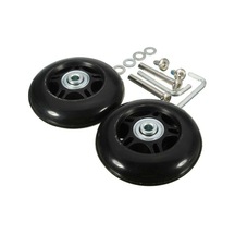 2 Adet Sessiz Tramvay Kutusu Seyahat Kutusu Evrensel Tekerlek Lastik Tekerlek Seyahat Kutusu Rulman Tamir Kiti 60mm 24mm