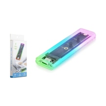 Hadron Hdx1770 Ssd Kutu Type-c3.1 Nvme + Ngff M2 10gbps Rgb Transparent