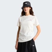 The North Face Monte Regular Ss Graphic Kadın Tişört C-the0a8ga9qlıqlı Beyaz